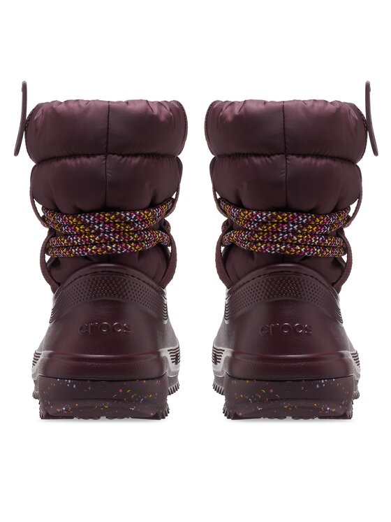 Crocs Crocs Schneeschuhe Crocs Classic Neo Puff Luxe Boot W 207312 Dunkelrot