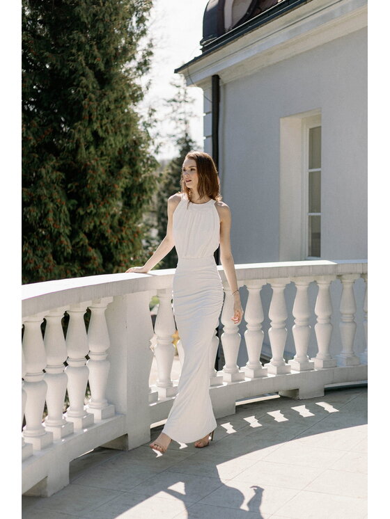 Aurora Aurora Abito da sera Audery Ślubna Bianco Feminine Fit