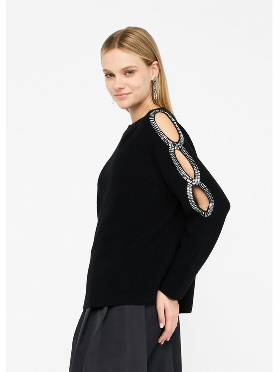 Liu Jo Liu Jo Maglione MF5486MA85Q00137 Nero Regular Fit