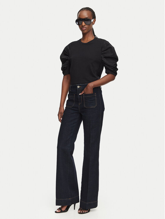 Liu Jo Liu Jo Džinsai UF6196 D4854 Tamsiai mėlyna Flare Fit