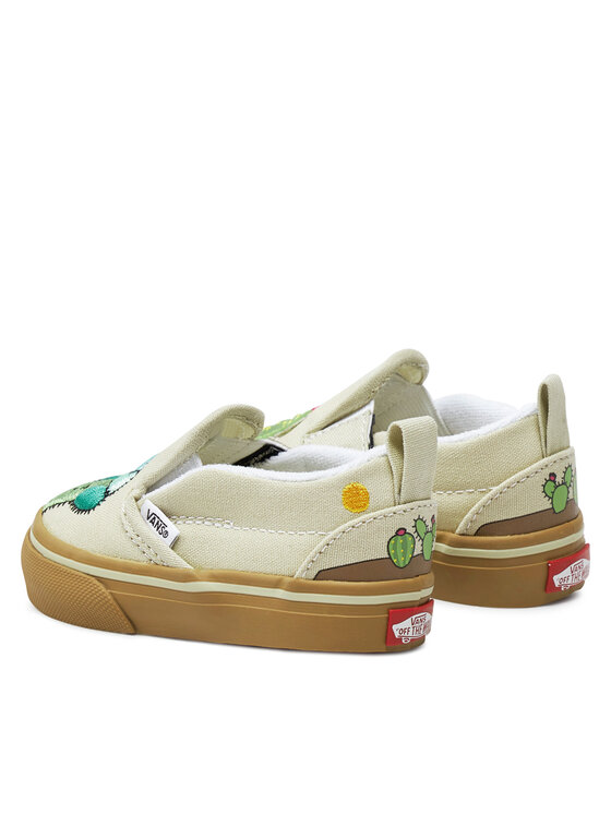 Vans Vans Tenis superge Slip-On V Cactus VN000CPSGRN1 Zelena