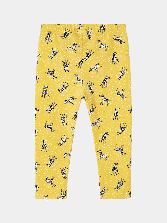Mayoral Mayoral Legginsy 3702 Żółty Slim Fit