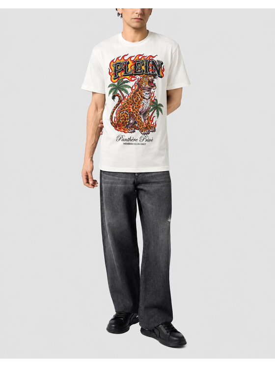 PHILIPP PLEIN PHILIPP PLEIN Tričko 32089 Biela Regular Fit