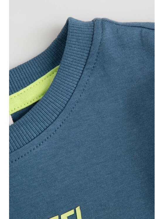 Coccodrillo Coccodrillo S dlouhým rukávem ZC6143101GBK-014 Modrá Regular Fit