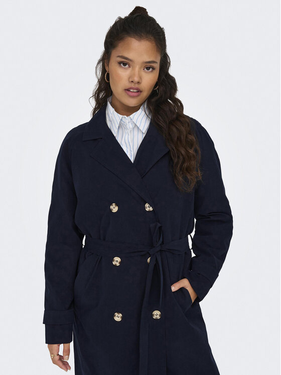 JDY JDY Trencz Panther 15281785 Granatowy Regular Fit