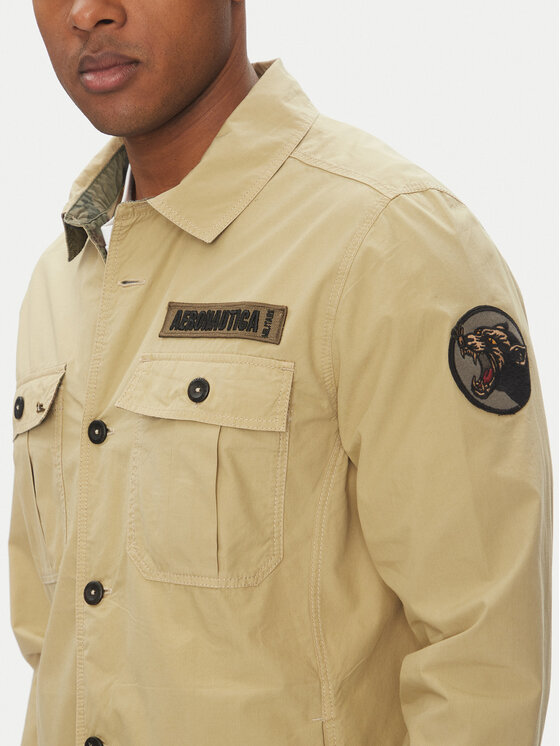 Aeronautica Militare Aeronautica Militare Geacă 251AC032CT3505 Bej Regular Fit