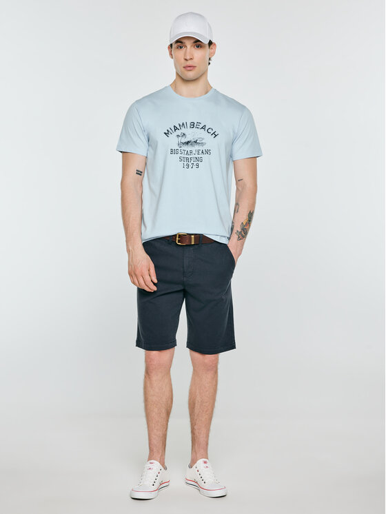 BIG STAR BIG STAR T-Shirt FORS Niebieski Basic Fit