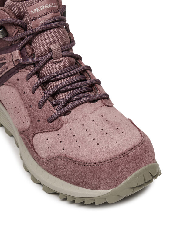 Merrell Merrell Schnürstiefeletten Wildwood Mid Ltr Wp J068104 Dunkelrot