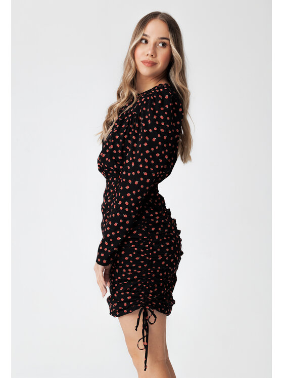 LAURELLA LAURELLA Každodenní šaty 4TU018 Černá Regular Fit
