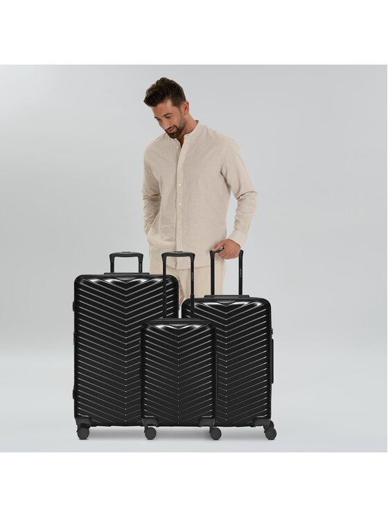 Redolz Redolz Komplet walizek 301086 Czarny