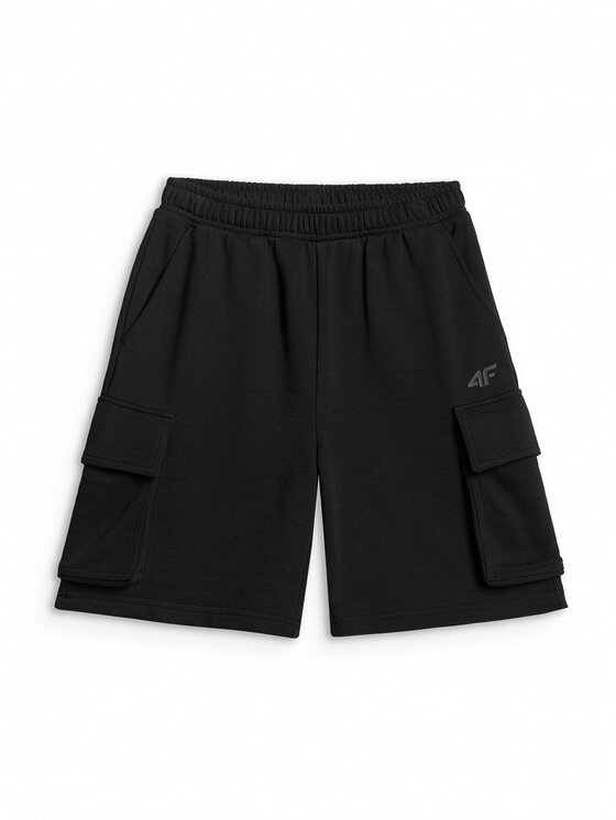 4F 4F Szorty sportowe COMMUNITY SPORTS Czarny Regular Fit