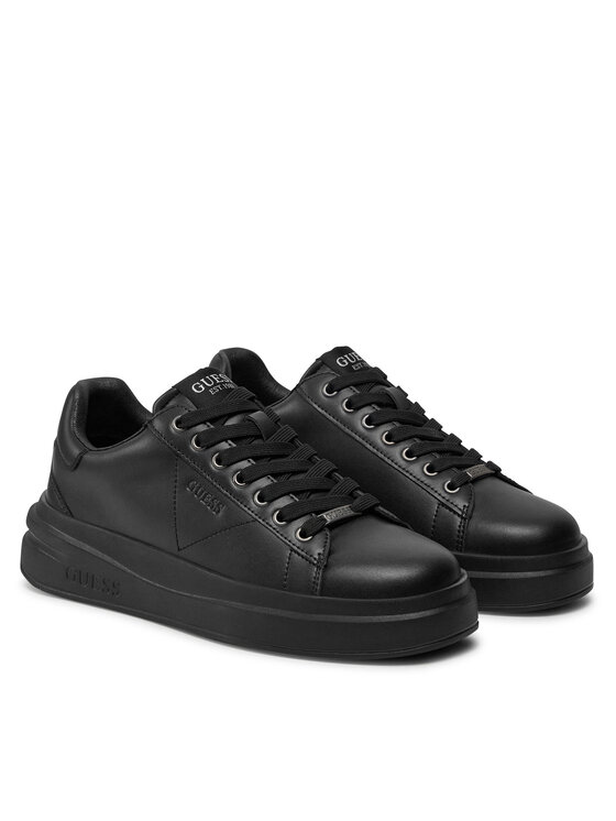 Guess Guess Tenisice Elbina FLFELB LEA12 Crna