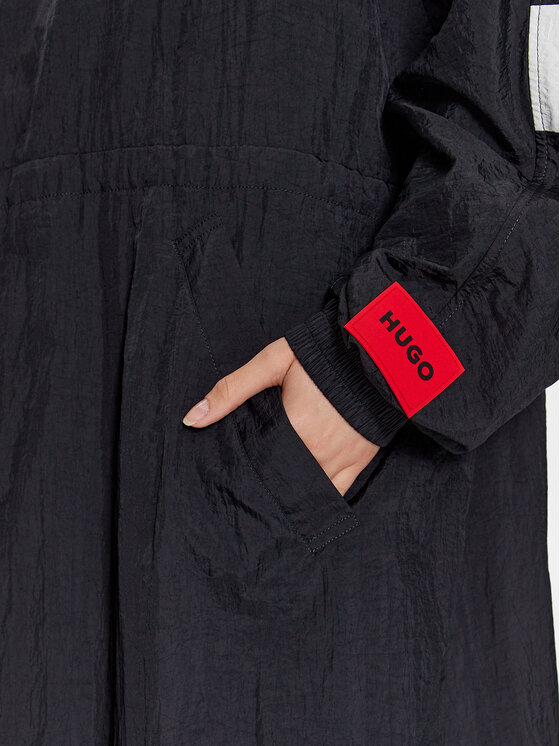 HUGO Hugo Demisezoninė striukė Felicia-1 50495052 Juoda Relaxed Fit