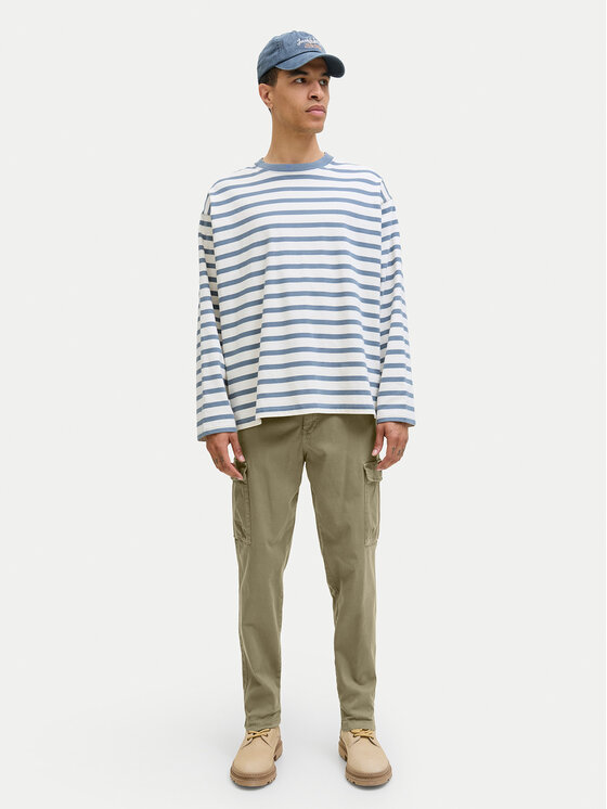 Jack & Jones Jack & Jones Hlače iz tkanine Stace Arthur 12282388 Khaki Regular Fit