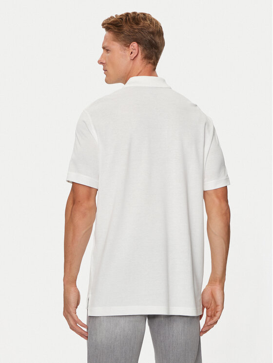 Armani Exchange Armani Exchange Polo 6DZFLC ZJM5Z 1116 Biały Regular Fit