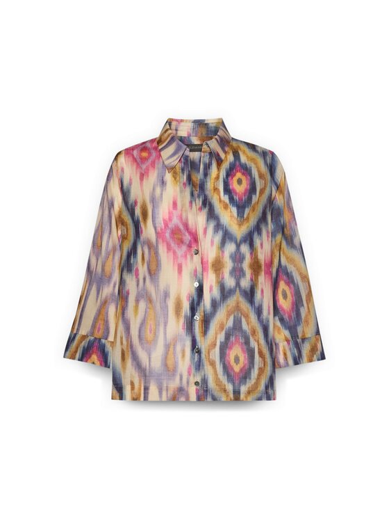 Elena Mirò Elena Mirò Camicia 5040P000367N001 Viola Boxy Fit