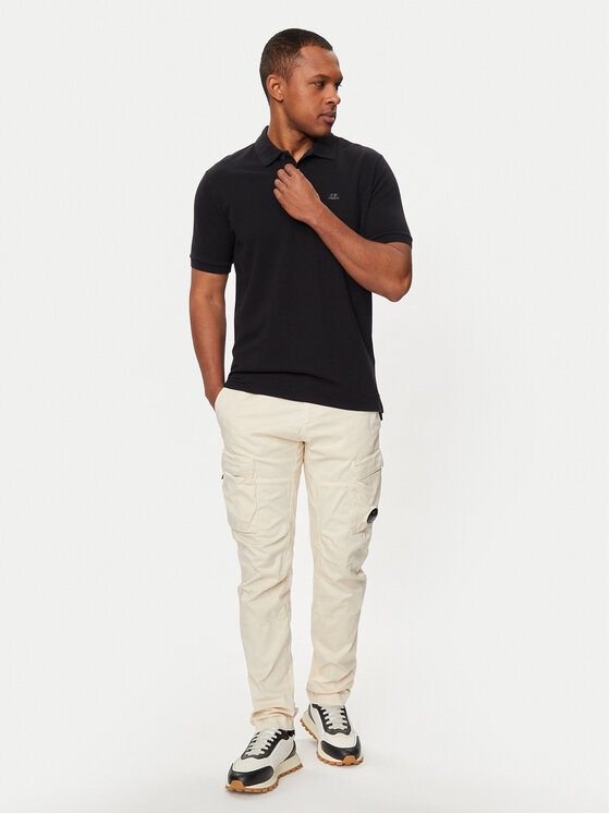 C.P. Company C.P. Company Polo 16CMPL090A005527G Czarny Regular Fit
