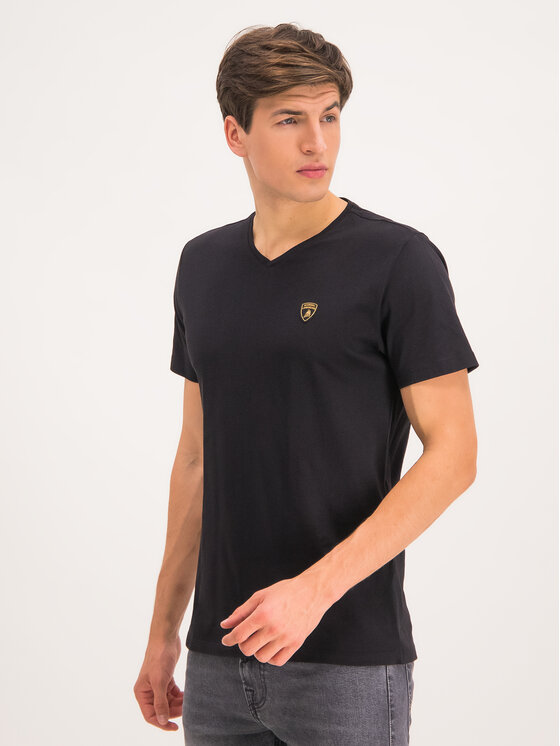 Lamborghini Lamborghini T-Shirt B3XUB7S5 Schwarz Regular Fit