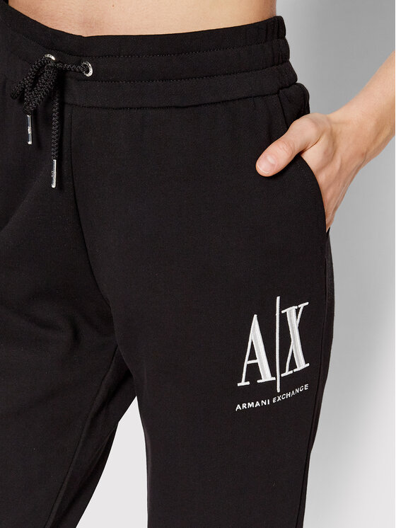 Armani Exchange Armani Exchange Jogginghose 8NYPCX YJ68Z 1200 Schwarz Regular Fit