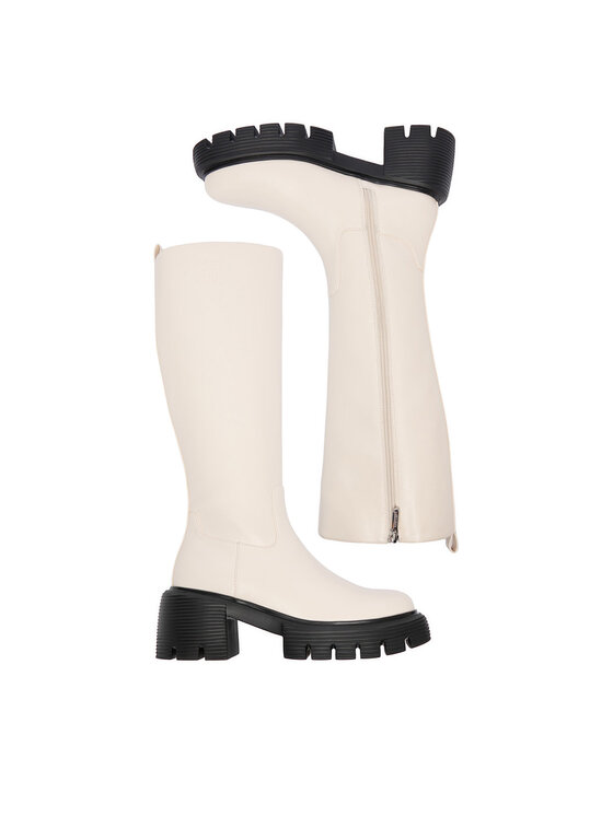 Nine West Nine West Cizme CEO-SUMAYA-01 Écru