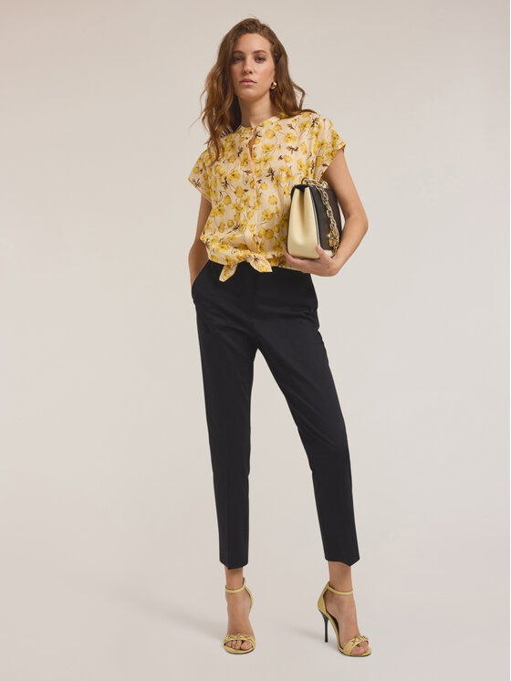 Motivi Motivi Pantaloni di tessuto P203Q203925N033 Nero Regular Fit