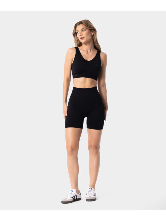 Carpatree Carpatree Szorty sportowe Simply Shorts Czarny Fitted Fit