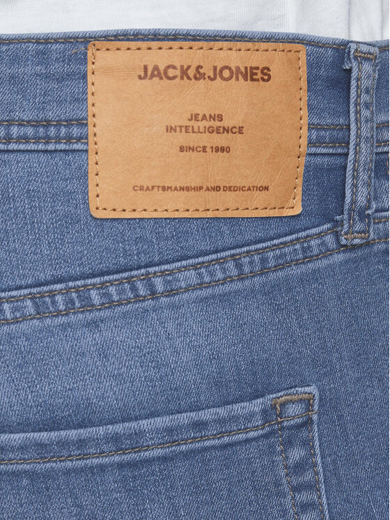 Jack & Jones Jack & Jones Jeansy Glenn 12157416 Modrá Slim Fit