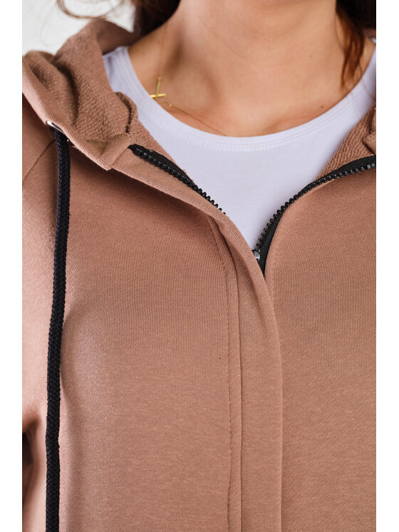 Infinite You Infinite You Bluza M278 Beżowy Basic Fit