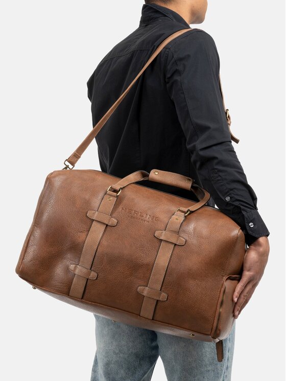 Herling Herling Borsa da viaggio Brecht Marrone