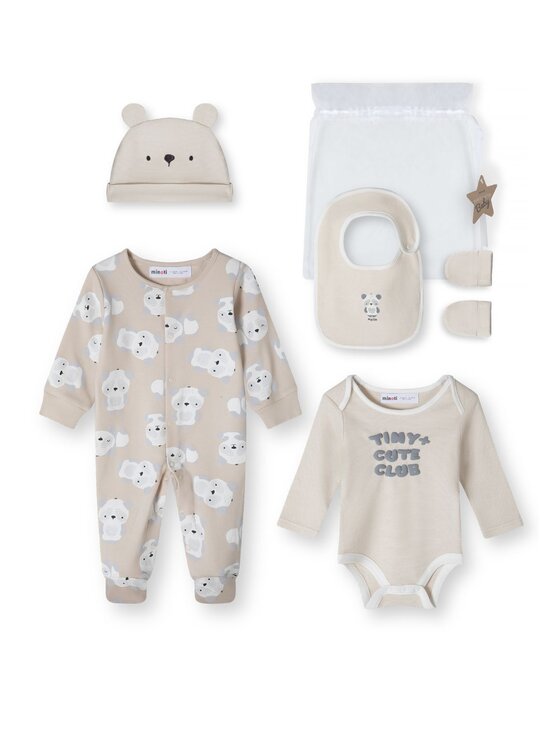 minoti minoti Zestaw dla niemowląt 31BABYPACK13 Kolorowy Regular Fit