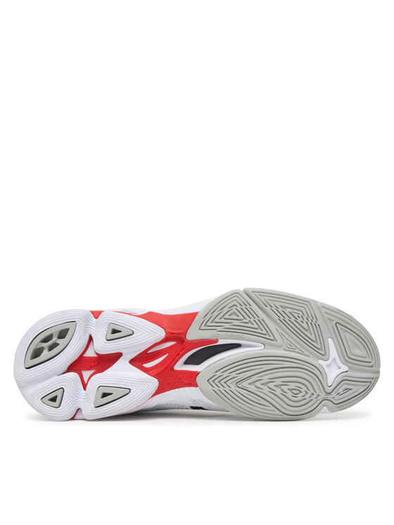 Mizuno Mizuno Batai uždaroms aikštelėms Wave Lightning Pro Mid V1GA2665 59 Balta