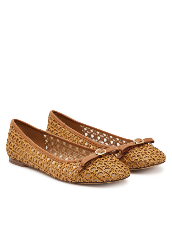 TWINSET TWINSET Balerinke 251TGT030 Rjava
