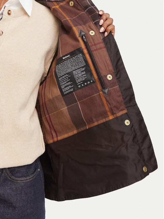 Barbour Barbour Преходно яке Spey LWX1581RU91 Тъмнокафяв Regular Fit