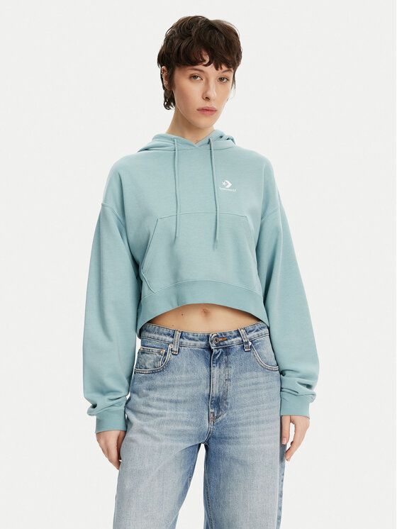 Converse Converse Sweatshirt Chuck Taylor 10027616-A03 Blau Boxy Fit
