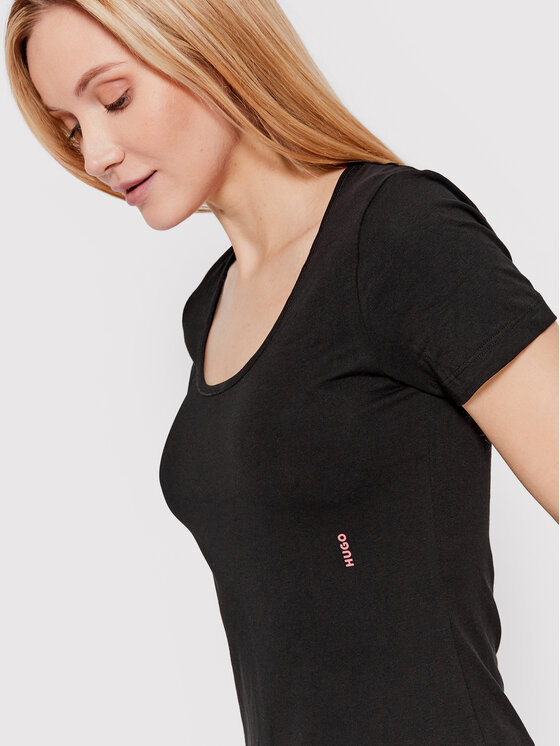 HUGO HUGO Komplet t-shirtów Twin 50469660 Czarny Regular Fit
