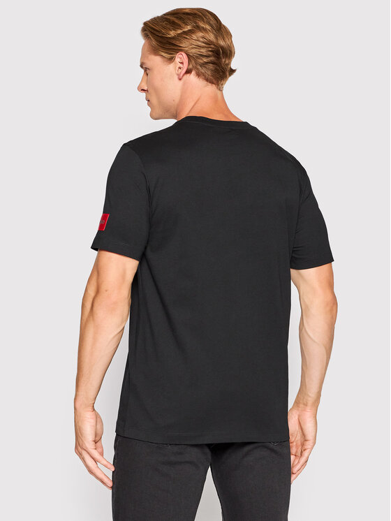 Hugo T-Shirt Dedigree 50467411 Schwarz Regular Fit | Modivo.de
