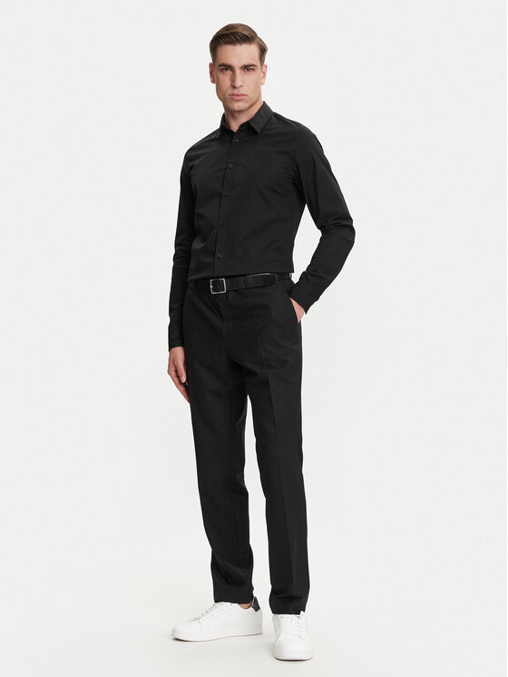 Calvin Klein Jeans Calvin Klein Jeans Košeľa J30J324614 Čierna Slim Fit