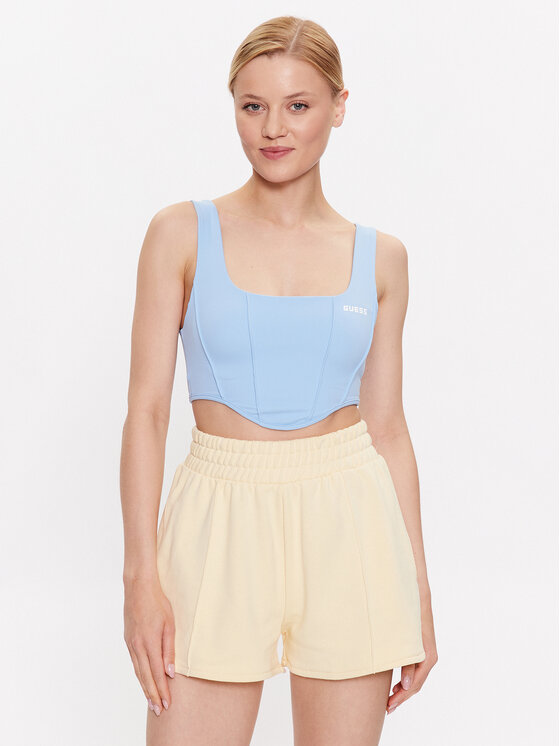 Top Guess, Größe L Himmelblau Brigit V3GP02 MC04Z