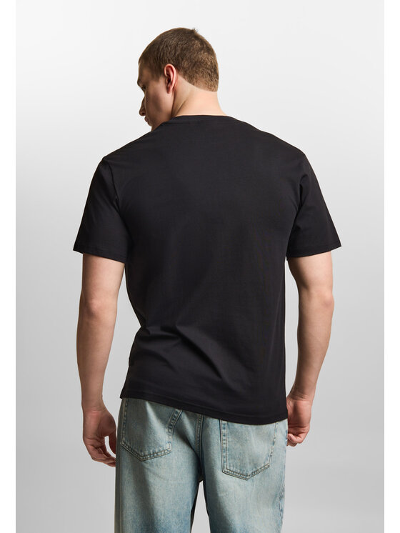 PROSTO. PROSTO. T-Shirt Crack Box Czarny Regular Fit