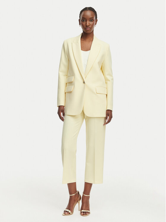 Morgan Morgan Giacca da abito 261-VADO.F Giallo Regular Fit