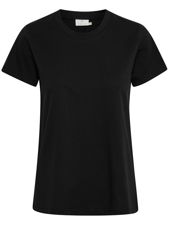 Kaffe Kaffe Тишърт Kamarin 10506137 Черен Regular Fit