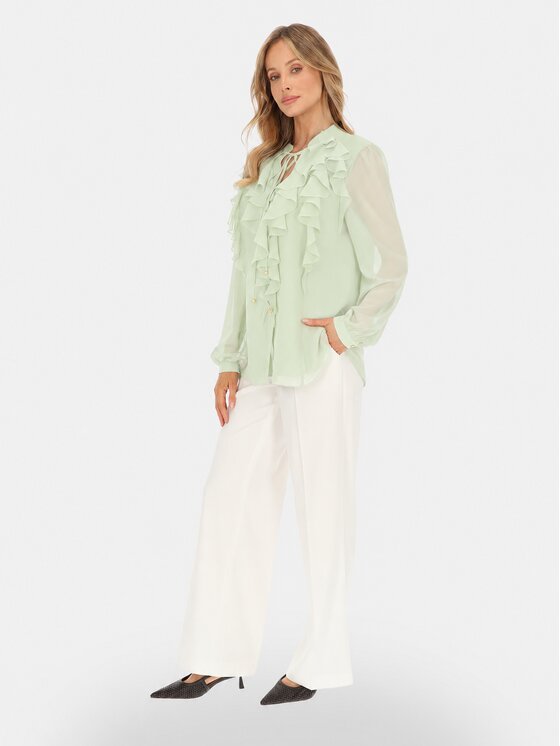 L’AF L’AF Bluzka Boho Zielony jasny Regular Fit
