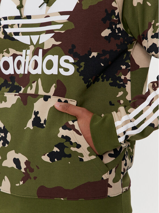 adidas Felpa Camo IS0209 Verde Regular Fit