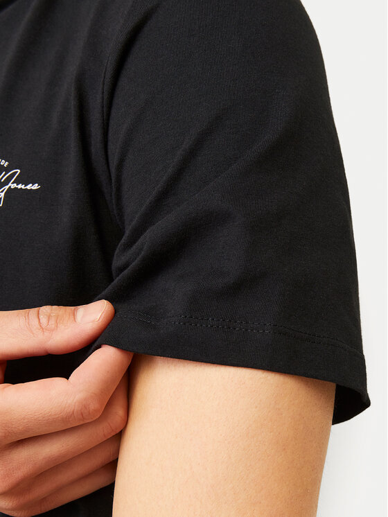 Jack & Jones Jack & Jones T-Shirt Erris 12256799 Μαύρο Standard Fit