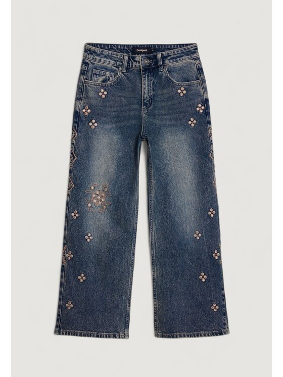 Desigual Desigual Jeansy DENIM_ Niebieski Boot Fit