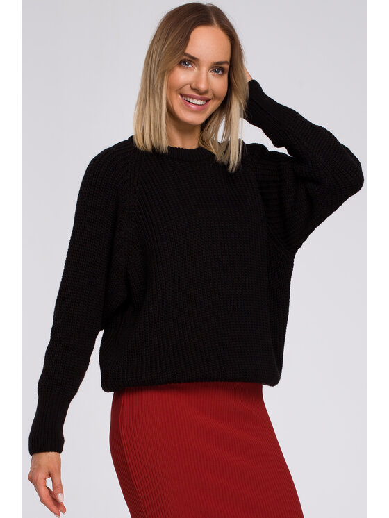 Made of Emotion Made of Emotion Sweter M537 Czarny