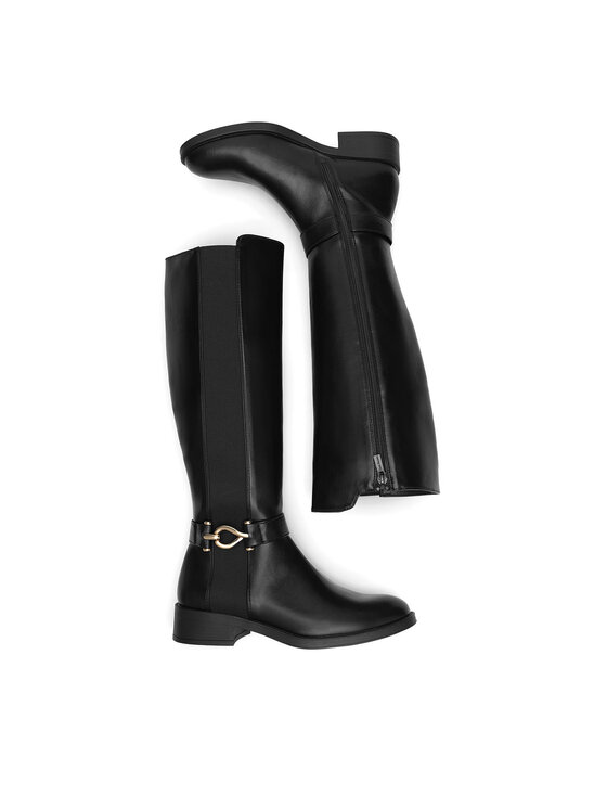 Clara Barson Clara Barson Cizme lungi riding WS6338-01 Negru