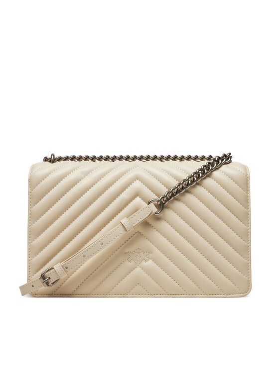 PINKO PINKO Torbica Love One Classic Dc PE 24 PLTT 100941 A0GK Écru