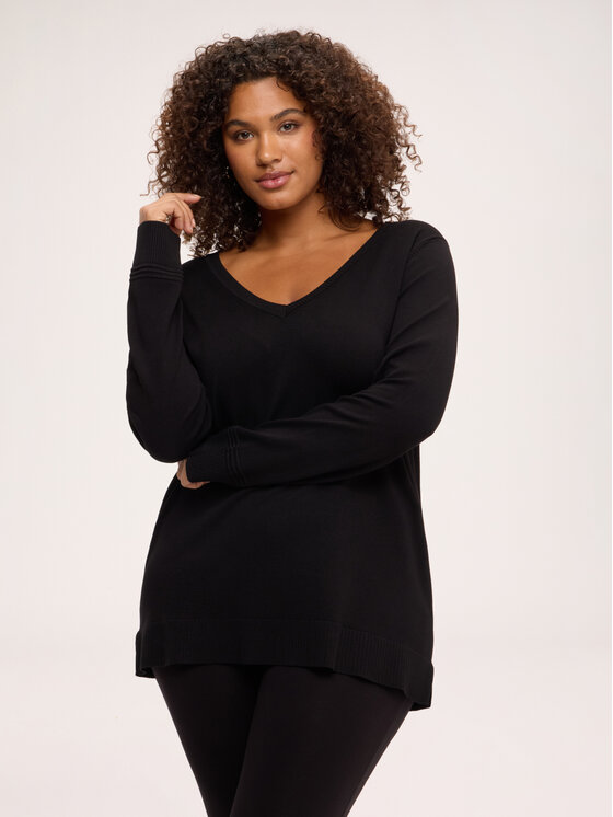 Fiorella Rubino Fiorella Rubino Sweter M273L008555N033 Czarny Regular Fit