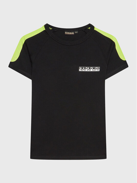Napapijri Napapijri Tričko S-Pinta NP0A4H2Y M Čierna Regular Fit